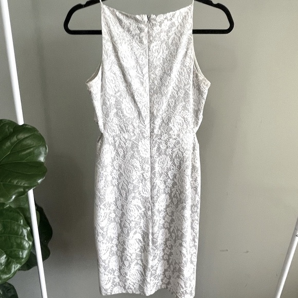 Topshop White and Silver dress Size 6 - Picture 4 of 5